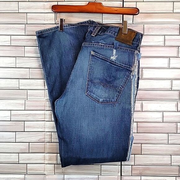 Lucky Brand 221 Mens  Limited Edition Steve McQueen straight leg jeans Size 34R - Picture 1 of 16